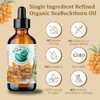 Bella Terra Oils - Sea Buckthorn Oil 4 Oz - Unlock The Gold Standard In Skincare Infused With Omega-3 Omega-6 & Carotenoids Elevate Your Cosmetic Routine