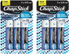 Chapstick Moisturizer Original Lip Balm Tubes Spf 15 And Skin Protectant - 0.15 Oz 3 Count (Pack Of 2)
