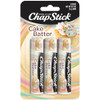 Chapstick Bulk Lip Balm Cake Batter 3-Pack – Sweet & Delicious Lip Moisturizer Birthday s Stocking Stuffers 0.15 Oz Ea