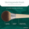 Ecotools Blurring Powder Makeup Brush For Loose & Pressed Powder Large Makeup Brush For All-Over Application Fluffy Synthetic Bristles Eco Friendly Cruelty- & Vegan 1 Count