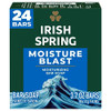 Irish Spring Bar Soap For Men Moisture Blast 3.7 Oz 24 Pack & Icy Blast Bar Soap For Men Mens Soap Smell Fresh And Clean 12 Hours