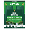 Irish Spring Bar Soap For Men Original Clean 3 Count Pack Of 8 And Body Wash Original Clean 2 Pack