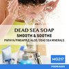 Mg217 Psoriasis Dead Sea Exfoliating Bar Soap Repair & Protect With Dead Sea Salt Oregon Grape Root Extract Oatmeal For Psoriasis Skincare 5Oz