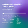 Zum Indigo Wild Mist Room & Body Spray - Aromatherapy Essential Oil Spray - Natural Body Mist & Room Spray - Rosemary-Mint Scent - 4 Fl Oz