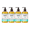 Zum Indigo Wild Hand Soap - Natural Liquid Hand Soap - For Bathroom & Kitchen - Sea Salt Scent - 12 Oz (4 Pack)