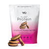 TRU Supplements Plant Based Protein Powder BCAA EAA 20g Vegan Brown Rice & Pea Protein 100 Calories 27 Vitamins No Artificial Flavors 25 Servings (Chocolate Peanut Butter) TRU Supplements Plant Based Protein Powder BCAA EAA 20g Vegan Brown Rice & Pea Protein 100 Calories 27 Vitamins No Artificial Flavors 25 Servings (Chocolate Peanut Butter)