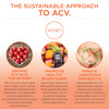 TRU Supplements ACV Apple Cider Vinegar Organic ACV with The Mother Improves Digestion and Skin Health 45 Servings 1000mg