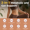 NewRhythm Probiotics 35 Billion CFU Mushroom Probiotics Supplement for Women & Men 7 Mushroom Blend 10:1 Extract Turkey Tail Reishi Lion's Mane Natural Prebiotics Digestive & Immune 30 Caps