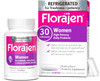 Florajen Women'S Vaginal Probiotics Provides Gut Health & Constipation Relief For Adults And Bloating Relief For Women 30 Capsules (Refrigerated)