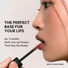 JAVIN DE SEOUL Wink Lip Shade Primer - All Day Top Coat Smudge-Proof Base Semi-Matte Long-Lasting Lip Primer (02 Light Amber)