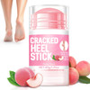 Peach Foot Hand Cream Stick Hydrating And Anti-Cracking Foot Cream Exfoliating Moisturizer For Dry Cracked Hands Elbows Feet Knees Dead Skin Remover Foot Balm