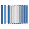 Forpro Professional Collection Mini Foam Board Double-Sided Nail File 220/320 Grit 3.5” L X .5” W Blue 50-Count