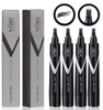 Beard Styling Pen Kit - Instant Beard Filler & Liner Pencil (Pack Of 4) For Waterproof Easy Beard Filling Shaping & Marking With Dark Brown Marker