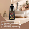 Hair Dye Shampoo 3 In 1 Hair Color Shampoo Semi-Permanent Hair Color Instant Dark Brown Hair Dye Safe & Professional Hair Dye Shampoo Easy To Use For Salon & Home Diy 16.9 Fl Oz (Dark Brown)