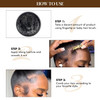 Edge Control Gel For 4C Hair Braiding Hair Gel Firm Hold Hair Styling Wax Non-Greasy No Flaking 4.2 Oz