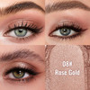 Erinde Shimmer Cream Eyeshadow Highlighter Creme Eye Shadow Palette Waterproof Long Lasting Soft Shimmer Glitter Eye Brightener Makeupvegan & Cruelty 08 Rose Gold