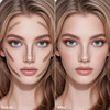 Erinde Cool Toned Contour Stick For Fair Skin Large Capacity Grey Brown Cream Contour Makeup Stick Smooth Blendable Matte Bronzer Waterproof & Long Lasting Face Shaping Nose Contouring Sticks