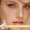 Faux Freckle Stamp Pen Waterproof Fake Freckles Stain Marker Pencil Tool For Natural And Lifelike Sunkissed Face Freckle Makeup Quick Dry & Long-Lasting Freckle Stamp (1# Light)