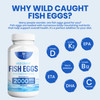 Nourishing Nutrients Wild Caught Fish Eggs 2,000mg - Omega 3 Supplement for Eye Brain Health Supports Immunity Bones and Teeth Mood Support with Omega 3-6-9 Fish Egg Capsules