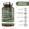Barefoot Nutrition - B12 Complete High Strength Supplement Methylated B 12 (1000µg) - with Cofactors Methyl folate (400µg) & D-Biotin (400µg) - 60 x 1 A Day Vegan-Friendly Capsules