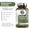 Barefoot Nutrition - Mums Pregnancy Support - Comprehensive Daily Nutrient Support for Before During and After Pregnancy - Contains Folic Acid Vitamin D3  B12 and More - 60 Vegan Capsules