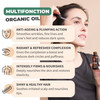 Bionoble Organic Prickly Pear Seed Oil 50ml - 100% Pure Natural and Cold Pressed - Face Body Hair Beard Nails - Vegan and Cruelty Free - Glass Bottle + Pipette + Pump