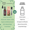 Bionoble Organic Castor Oil 100ml - 100% Pure Natural Cold Pressed - Lashes Eyebrows Body Hair Beard Nails - Vegan and Cruelty Free - Glass Bottle + Pipette + Pump + Mascara Kit