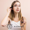 Bionoble Organic Castor Oil 100ml - 100% Pure Natural Cold Pressed - Lashes Eyebrows Body Hair Beard Nails - Vegan and Cruelty Free - Glass Bottle + Pipette + Pump + Mascara Kit