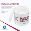 Dynarex Zinc Oxide Ointment Soothes Prevents and Relieves Diaper Rash Chaffed Skin and Irritation White 1 Count - 15 oz. Jar of Ointment