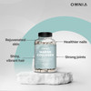 Omnia Marine Collagen Capsules 1200mg Premium Skin Hair & Nail Health Support for Women & Men Enriched with Type I Collagen Hyaluronic Acid & Vitamin C High-Potency Formula UK Made 60 Capsules