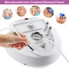 Diamond Microdermabrasion Machine Yofuly 65-68cmHg Suction Power Professional Dermabrasion Home Use Facial Skin Care Equipment 18 Piece Set Frost White