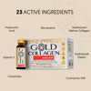 GOLD COLLAGEN Forte Ageless - Anti Wrinkle Collagen Supplements for Women & Men with Vitamin C Biotin Hyaluronic Acid Marine Collagen - Deep Lines Reduction Antioxidant & Plumping 1 Pack 10x50 ml