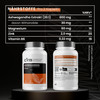 CYB Complete your Body | Ashwagandha Capsules High Dose - 5% Withanolides 600mg - with Magnesium Glycinate Vitamin B6 and Zinc - 120 Capsules 2 Month Supply - Vegan - Laboratory Tested