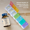Wiley's Finest Wild Alaskan Fish Oil Vitamin K2 & D3 Softgels - 500mg of EPA and DHA Omega-3s for Bone and Heart Health Support - 60 Softgels (60 Servings)