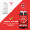 Laboratoires Nutrimea Super Strong Fat Burner | Powerful Complex of Slimming Plants Including Ginger | Efficient Slimming Effect | Active Burner | 90 Vegan Capsules | Nutrimea | French Expertise