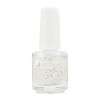 Dazzle Dry Nail Lacquer (Step 3) - Cold As Ice - An Iridescent White Sheer Glitter. (0.5 Fl Oz)