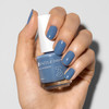 Dazzle Dry Nail Lacquer (Step 3) - Varsity Blues - A Muted Light Denim. Full Coverage Cream. (0.5 Fl Oz)