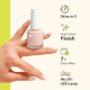 Dazzle Dry Nail Lacquer (Step 3) - Ready. Set. Pose. - A Semi-Sheer Carnation Pink. Semi-Sheer Cream. (0.5 Fl Oz)