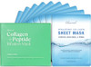 Ebanel Bundle Of 10-Pack Collagen Face Mask And 8-Pack Collagen Peptide Infusion Mask