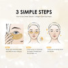 Glowiest Sweet Dreams Collagen Glow Gold Eye Masks Under Eye Patches For Puffy Eyes + Sweet Dreams Vanilla Lip Mask