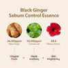 Sungboon Editor Black Ginger Sebum Control Essence  Reduce Sebum, Acne-Prone Care, Minimize Pore, Clear Acne Blemishes, Skin Hydration  Korean Skincare