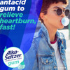 Alka-Seltzer Cool Action Heartburn Relief Gum, Extra Strength Antacid Gum, Acid Indigestion And Upset Stomach Relief, No Chalky Taste, Cool Mint Flavor, 60 Count Alka-Seltzer Cool Action Heartburn Relief Gum, Extra Strength Antacid Gum, Acid Indigestion And Upset Stomach Relief, No Chalky Taste, Cool Mint Flavor, 60 Count