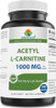 Brieofood Acetyl L-Carnitine 1000 Mg Per Serving- 240 Capsules. Gluten-, Non-Gmo.