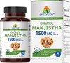Brieofood Organic Manjistha 1500Mg, 45 Servings, Vegetarian, Gluten , 90 Vegetarian Tablets Brieofood Organic Manjistha 1500Mg, 45 Servings, Vegetarian, Gluten , 90 Vegetarian Tablets