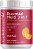 Celebrate Vitamins 3-In-1 Bariatric Multivitamin With Calcium Citrate Drink Mix - 500Mg Calcium, Gluten , Sugar  - Powder Blend For Post Bariatric Surgery - Rasp Lemonade (60 Servings)