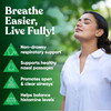 Eu Natural Breathe Inhaler Support Supplement – Sinus, Lungs, Open & Clear Airways – Seasonal Nasal Health, Bronchial Wellness, Healthy Chest – Quercetin, Vitamin D, Bromelain Pills – 60 Vegetarian Soft Capsules