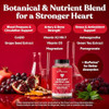 Eu Natural Heart Defend-Her Womens Heart Health Supplements – Advanced 3-In-1 Blend With Grape Seed Extract, Vitamin K2 Mk-7, And Coq10 – Support Blood Pressure, Artery And Bone Strength – 60 Vegetarian Capsules