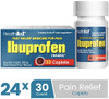 Healtha2Z Ibuprofen Tablets 200Mg, 24 Packs Of 30 Tablets(720 Tablets Total), Value Package Healtha2Z Ibuprofen Tablets 200Mg, 24 Packs Of 30 Tablets(720 Tablets Total), Value Package