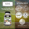 Kaya Naturals Psyllium Husk Capsules - 60 Count  High Fiber Supplement  Digestive Health & Regularity  Gluten-, Non-Gmo