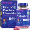 Lovebug Probiotics For Kids – Probiotic Chewables With Prebiotic Fiber For Age 4+,Daily Children'S Gut Health & Digestive Support Supplement, Sugar- Berry Flavor, 60 Count Lovebug Probiotics For Kids – Probiotic Chewables With Prebiotic Fiber For Age 4+,Daily Children'S Gut Health & Digestive Support Supplement, Sugar- Berry Flavor, 60 Count